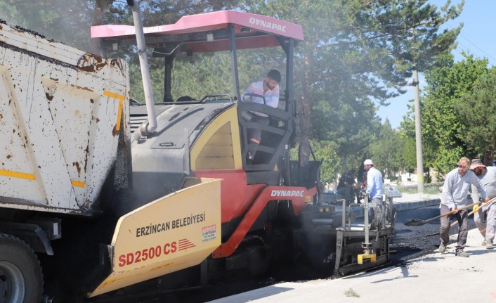 Erzincan’da Üst yapı çalışmaları sürüyor