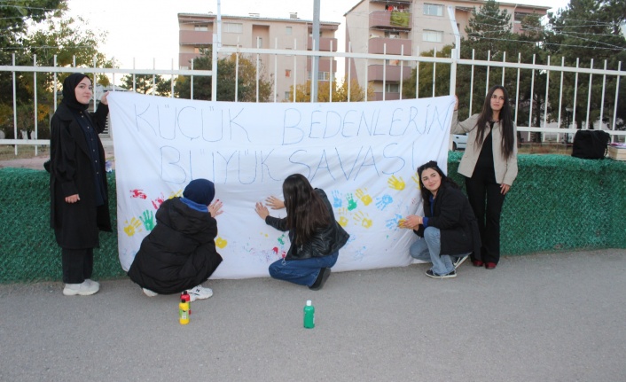 Lösemili çocuklar için farkındalık etkinliği