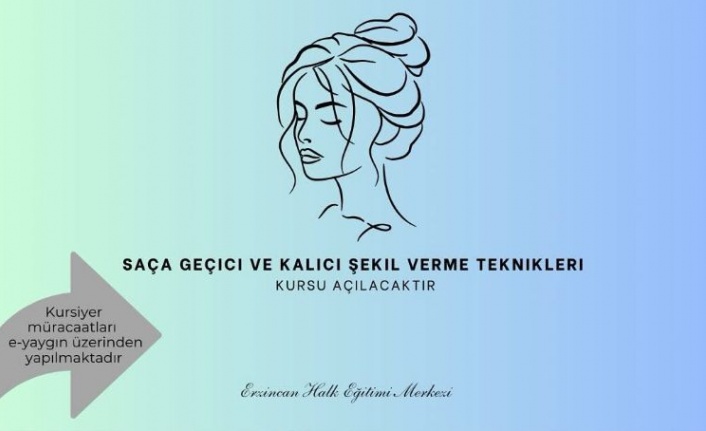 “Saça Geçici ve Kalıcı Şekil Verme Teknikleri” kursu