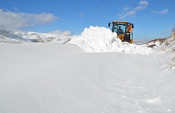 Erzincan'da kapalı köy yolları açılıyor