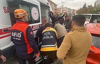 Erzincan'da trafik kazası:1 yaralı