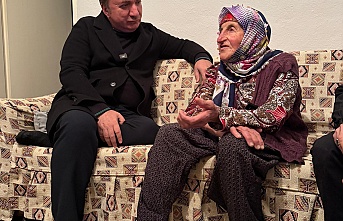 Vali Aydoğdu'dan 'Dilber Anne'ye'  Ziyaret