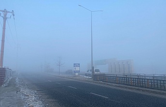 Sis Erzincan'ı Etkisi Altına Aldı