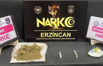 Erzincan’da yasaklı madde ele geçirildi