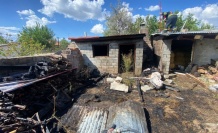 Erzincan’da müstakil evde yangın çıktı