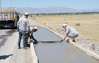 Ekşisu Yolunda Yeni Bisiklet Yolu Yapılıyor